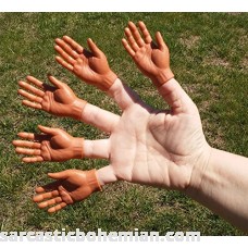 5 Finger Hands Dark Bulk- No Box B06Y5VWCCJ